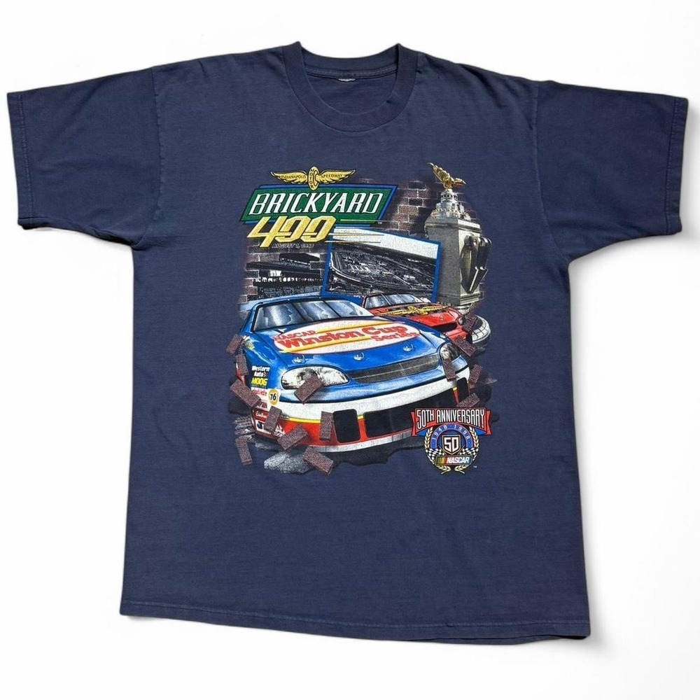 1998 Vintage Brickyard 400 Nascar Racing Auto Car Sports T-Shirt